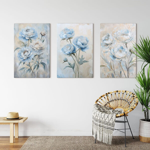 Delicate blooms in soft hues