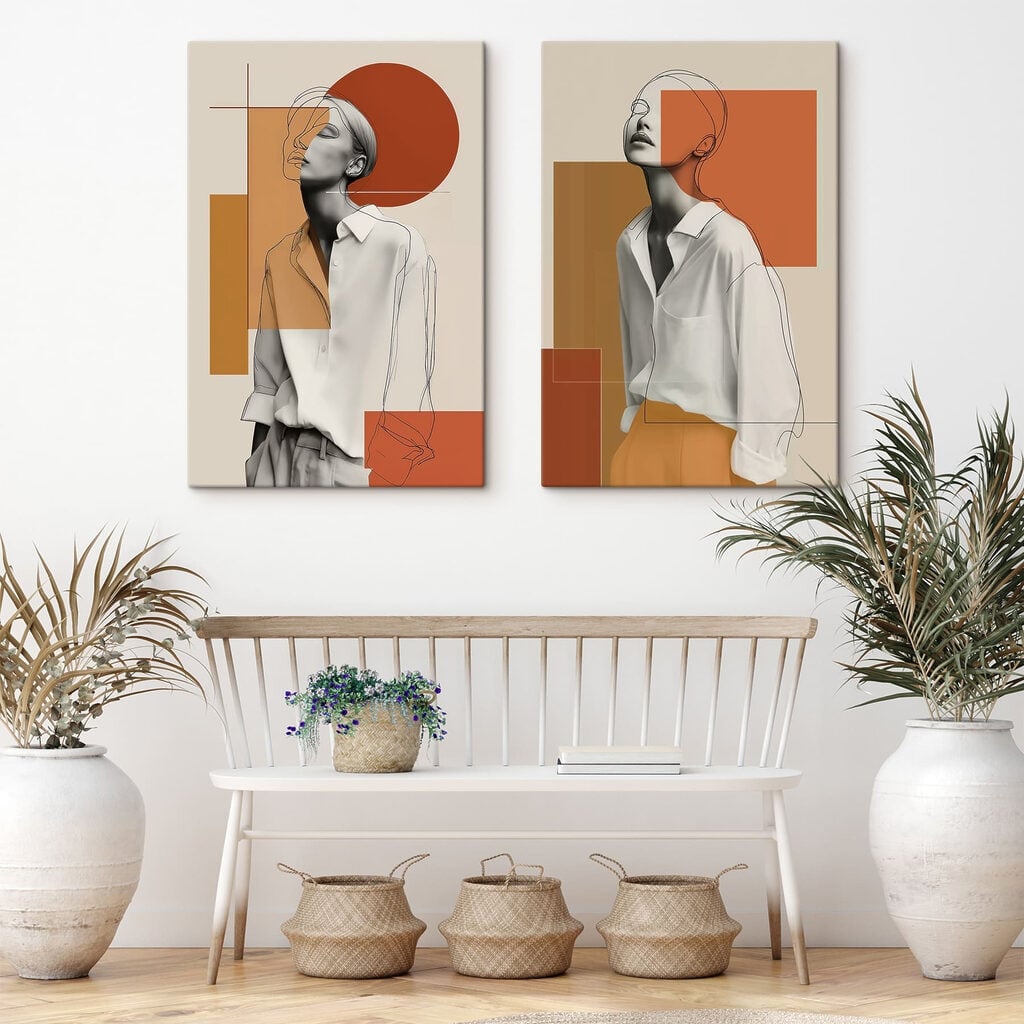 Collage of a woman