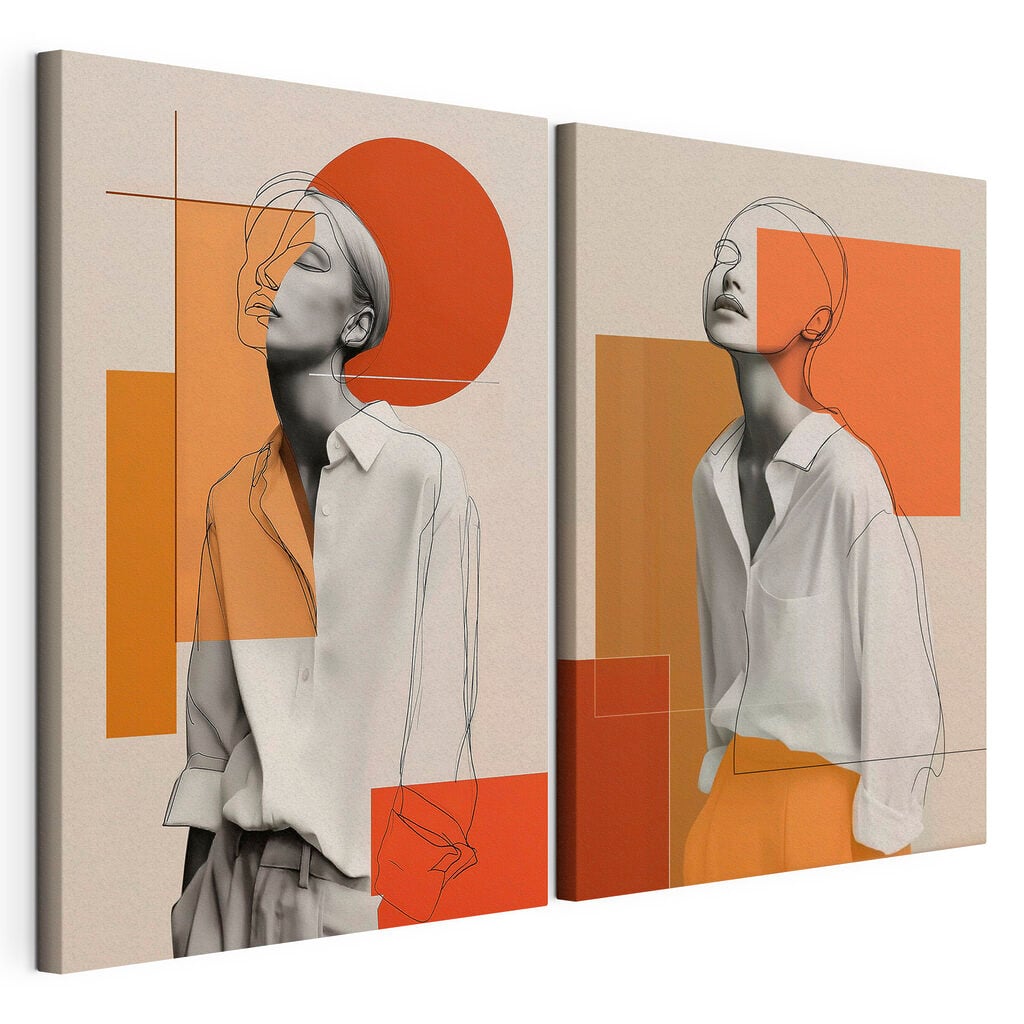 Collage of a woman