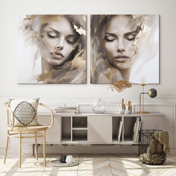 Beauty in soft, muted tones