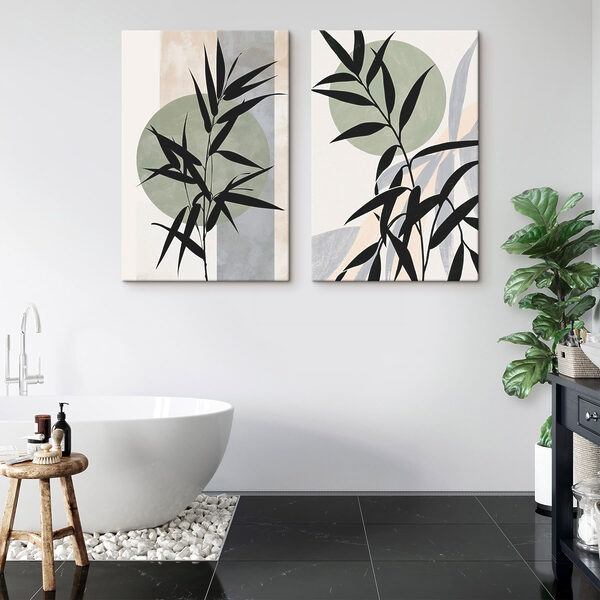 Two images of a plant