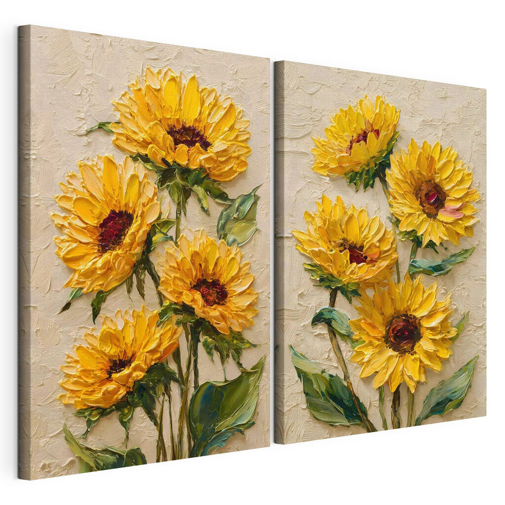 Vibrant sunflowers in full bloom