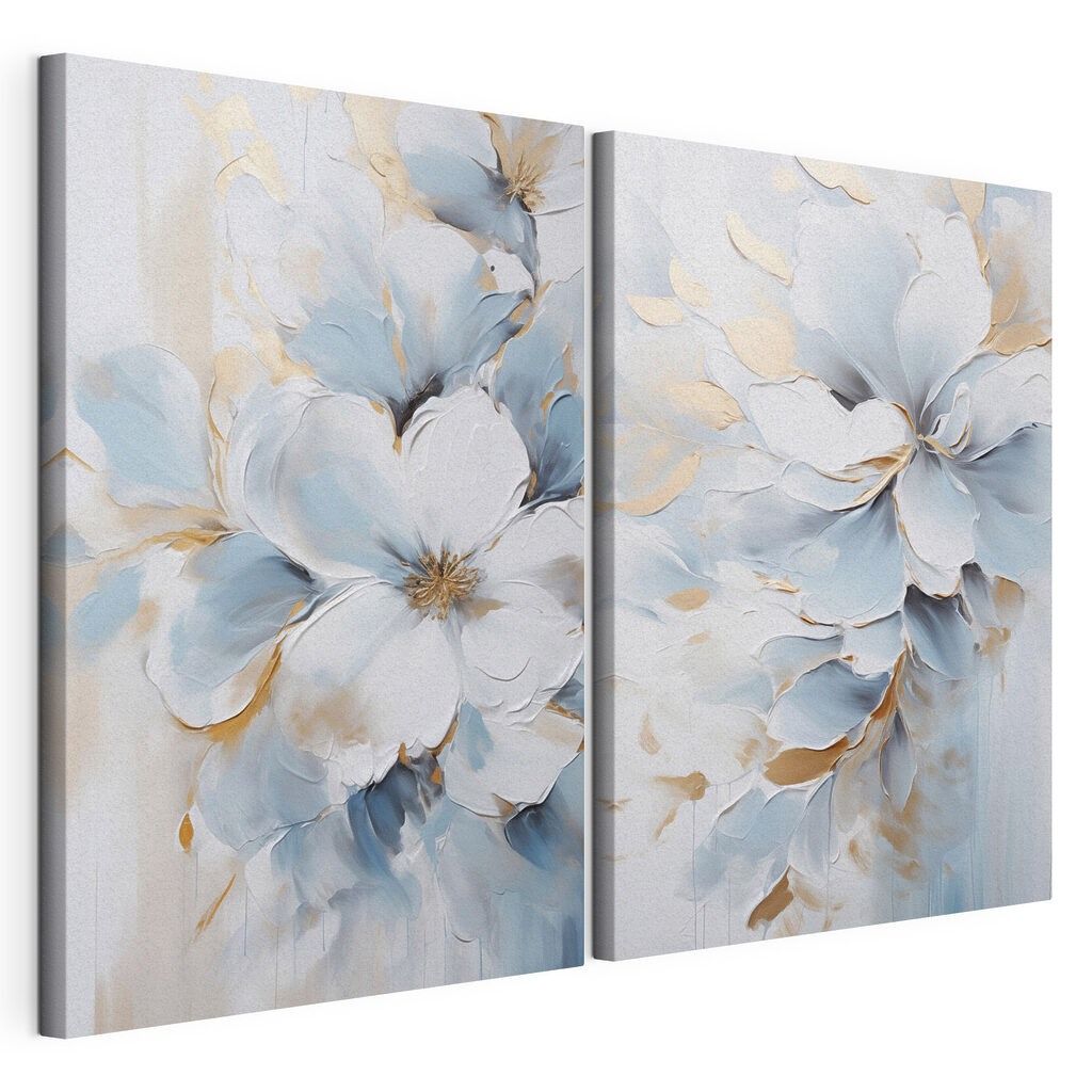 Delicate blooms in soft hues