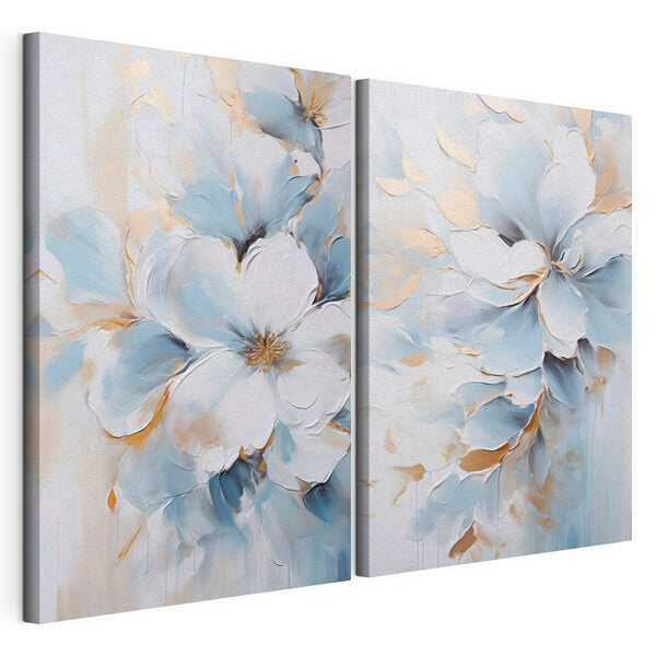 Delicate blooms in soft hues