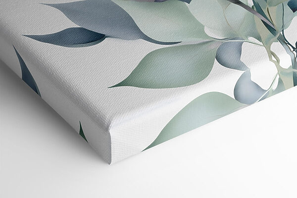 Delicate greenery in soft hues