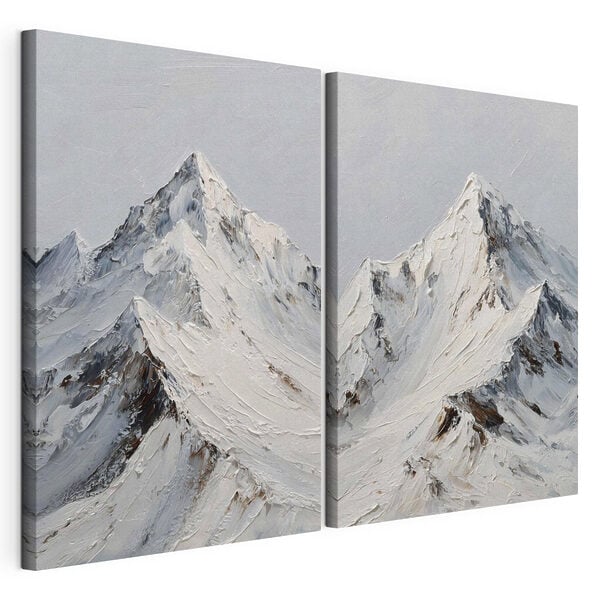 Mountain with snow on it