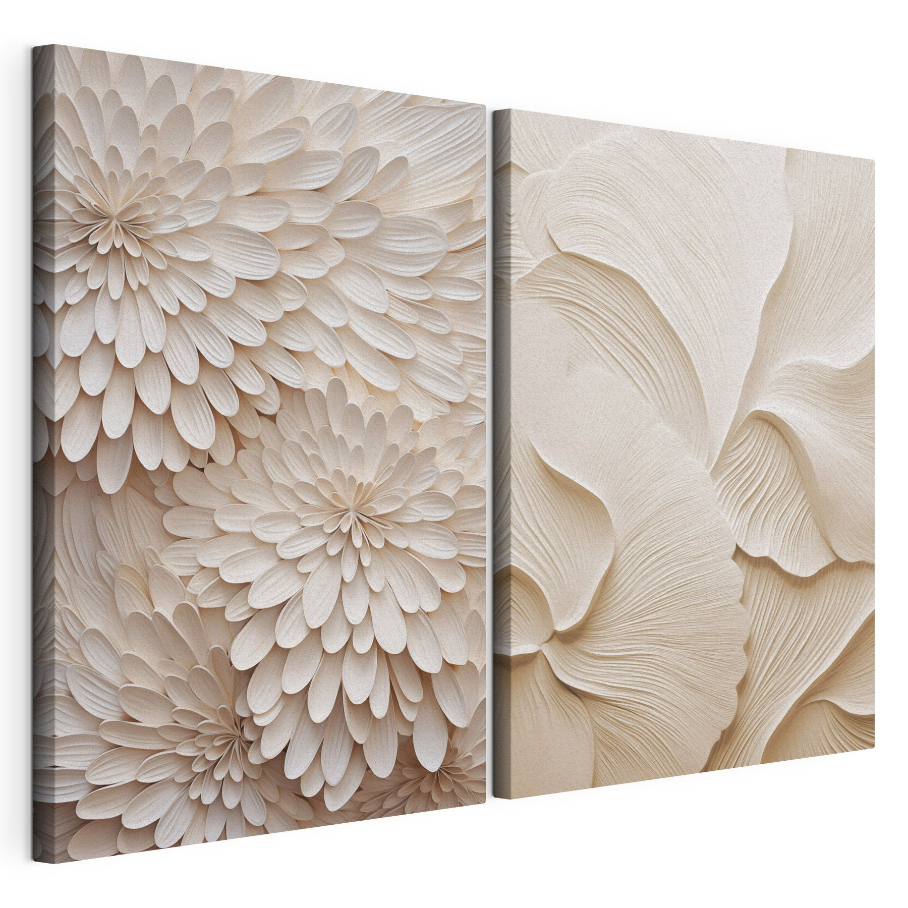 Collage of white flowers