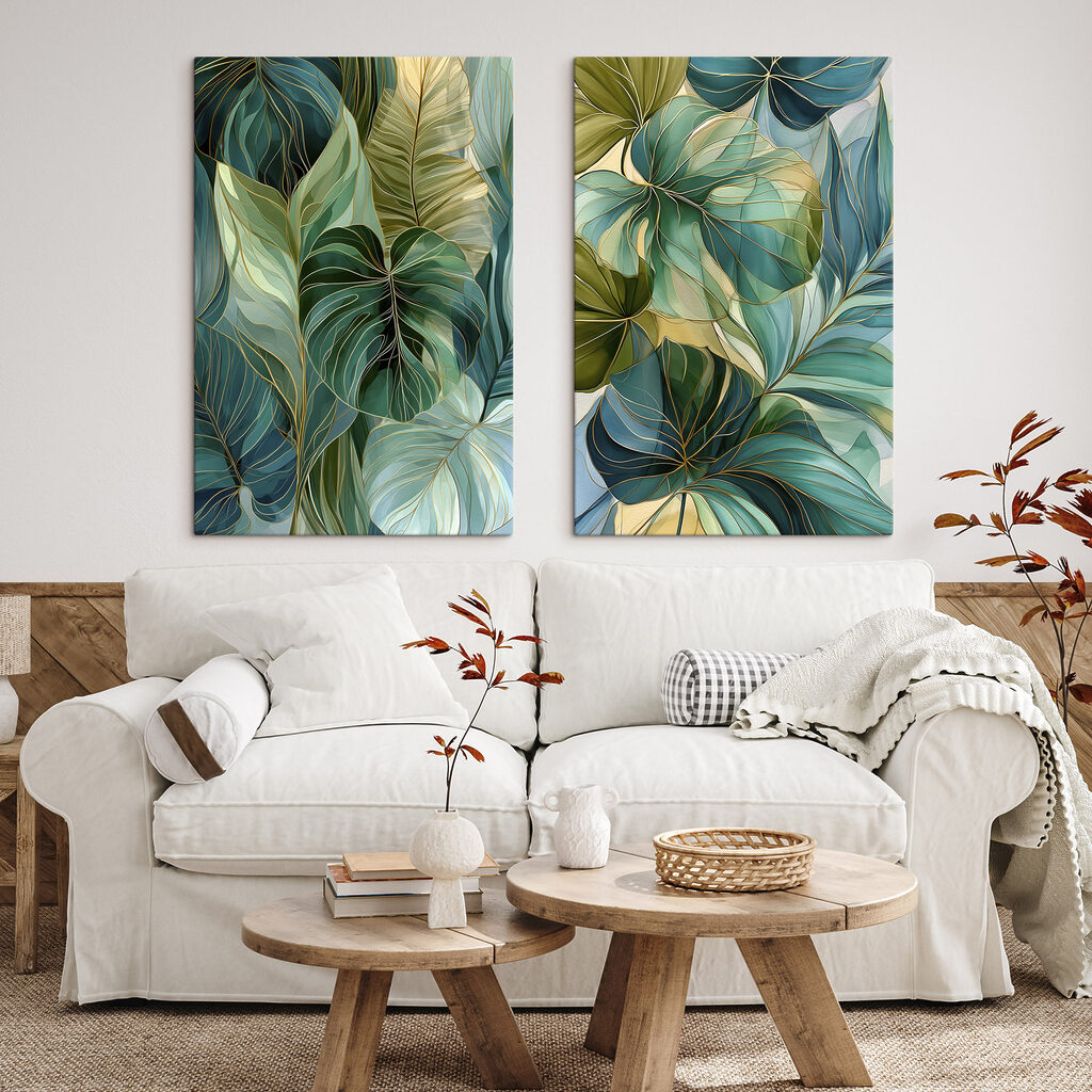 Collage of leaves