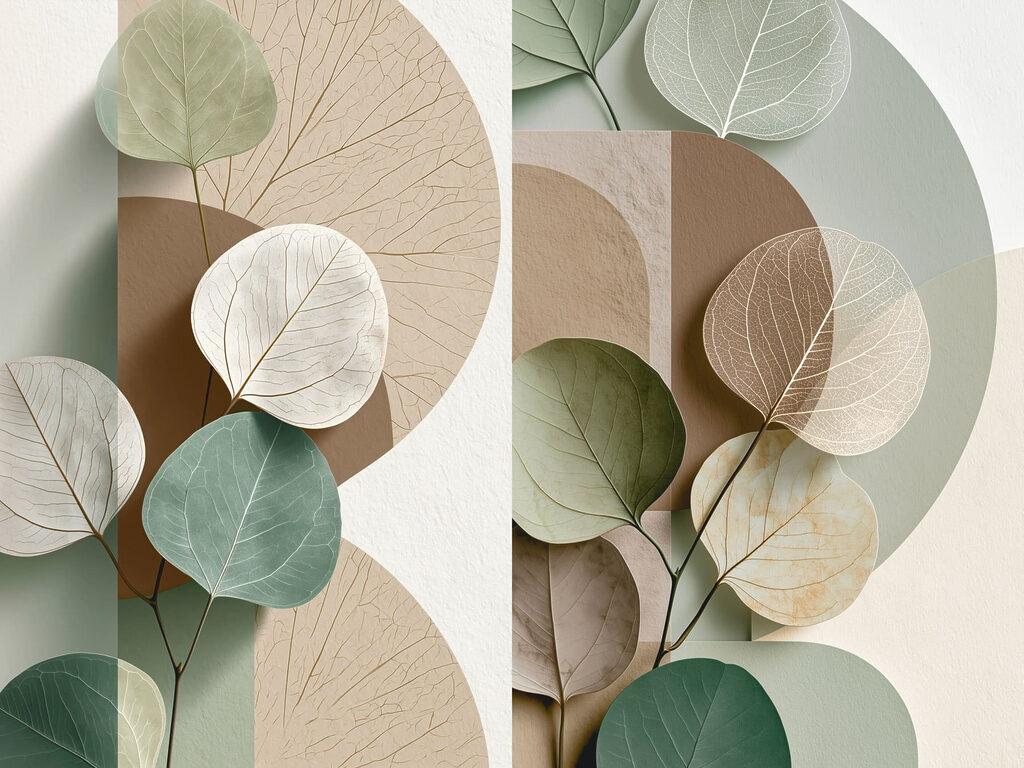 Collage of leaves