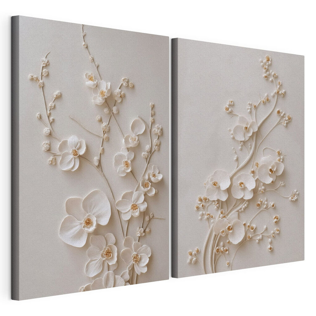 Elegant floral design in soft tones