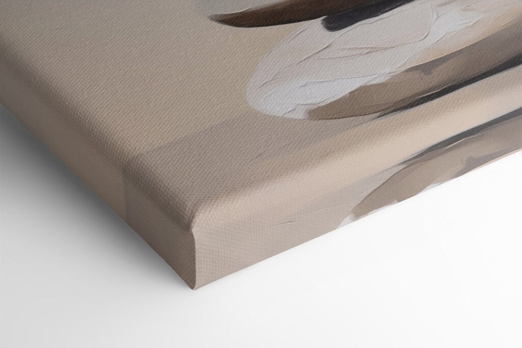 Painting of a stack of rocks