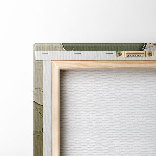 Calming hues in layered composition