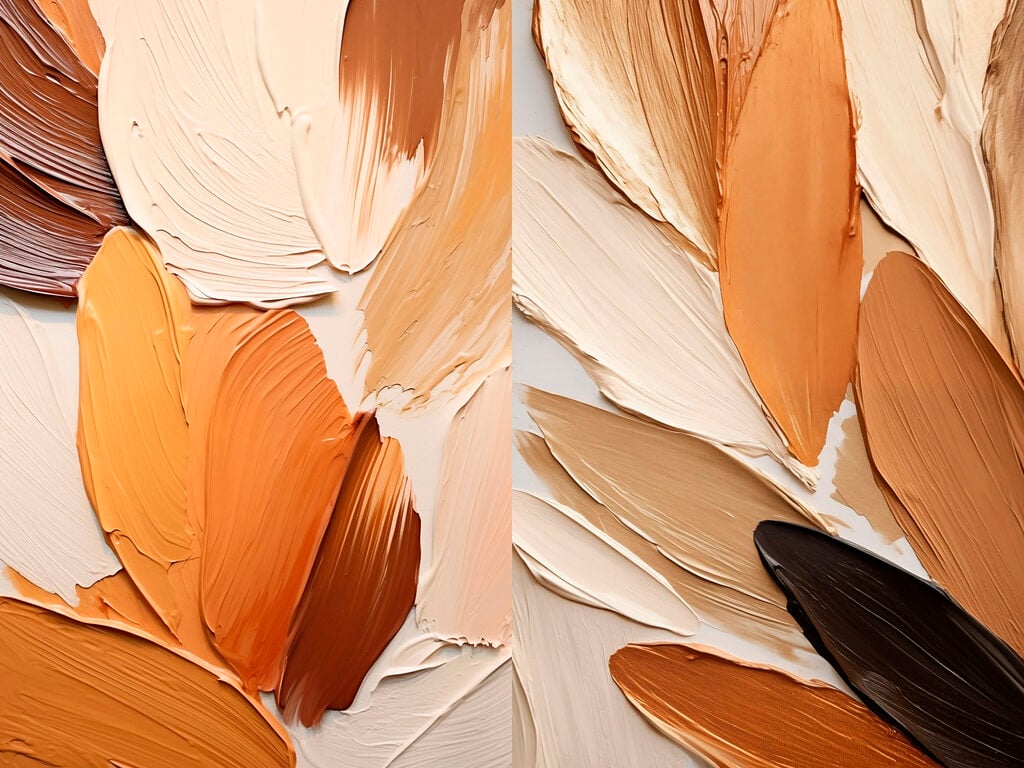 Nature-inspired hues in soft strokes