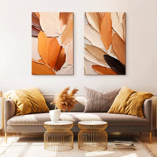 Nature-inspired hues in soft strokes