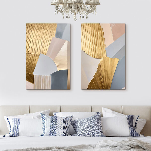 Collage of different colors of paper