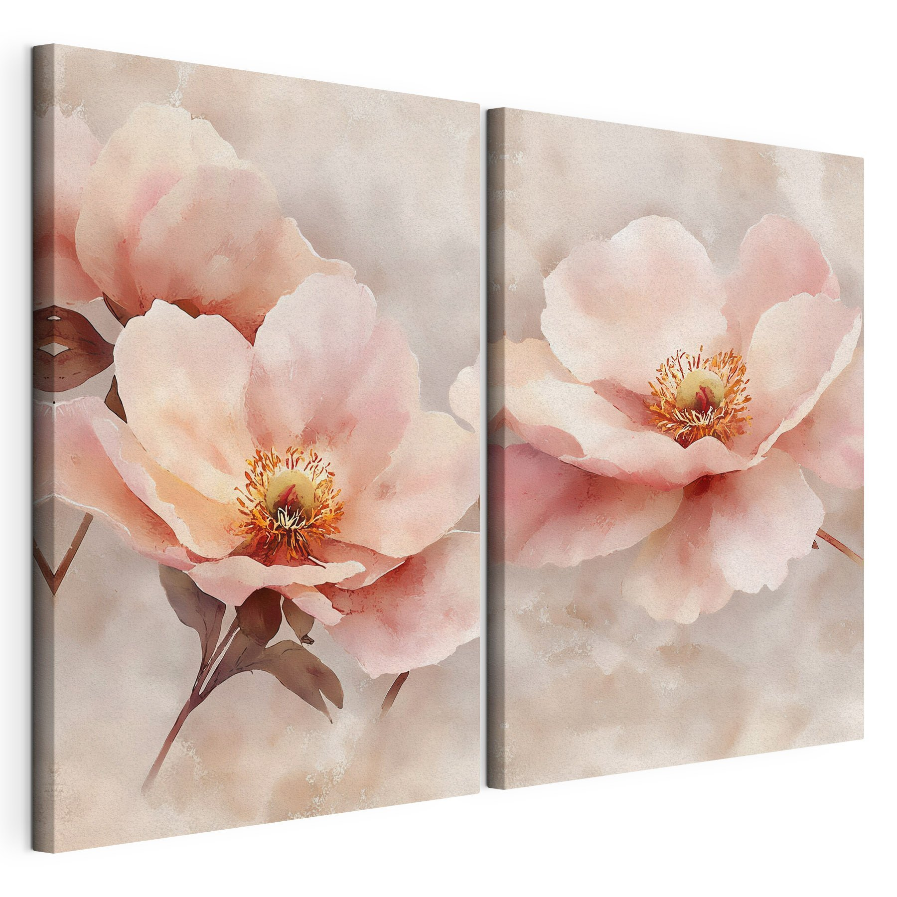 Delicate blooms in soft pastel hues