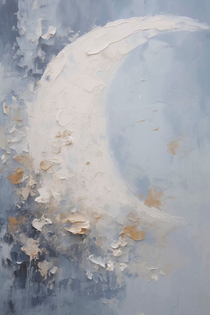 Painting of a moon