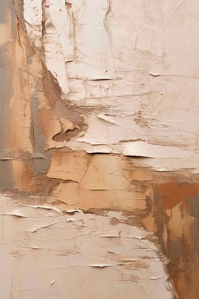 Abstract layers in neutral tones