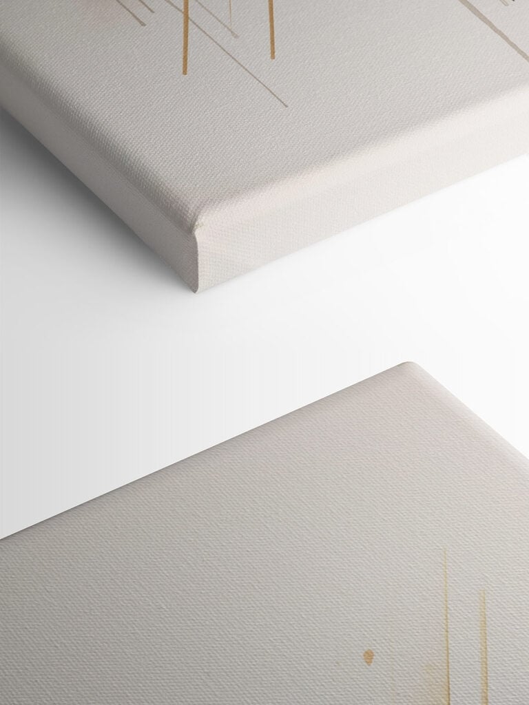 Abstract shapes in muted colors