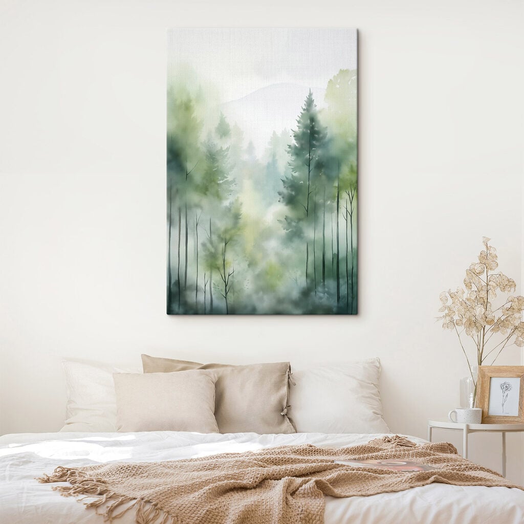 Painting of a forest