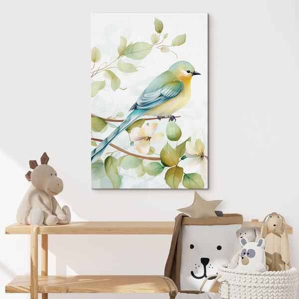 Wandbilder Vogel auf einem Ast