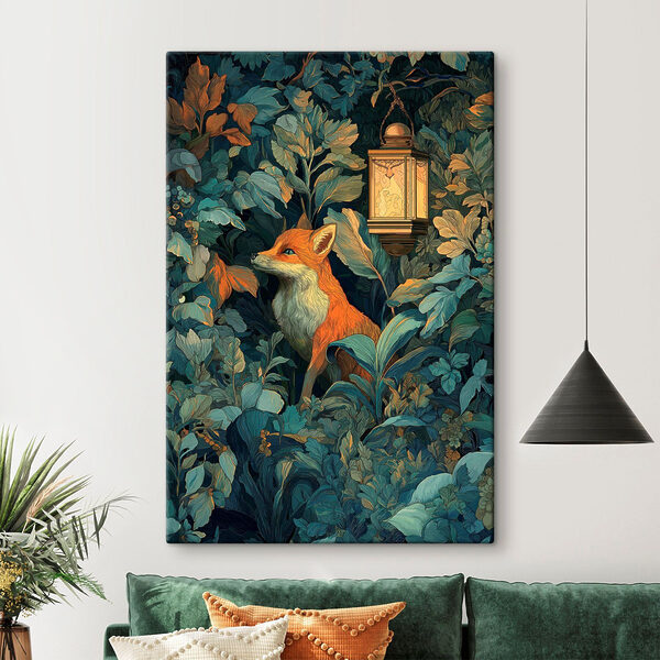 Wandbilder Der Fuchs im Wald