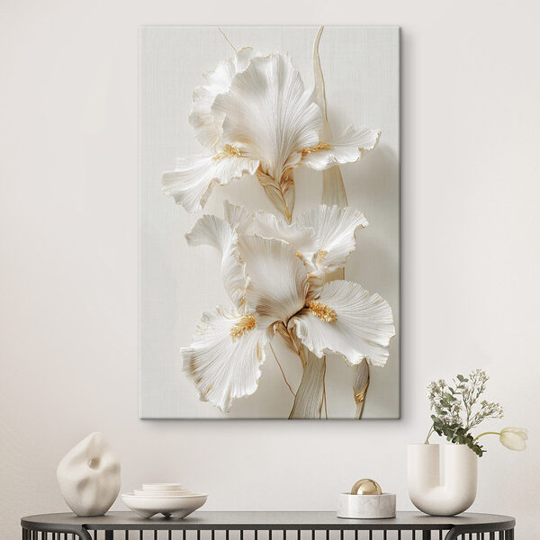 Wandbilder Elegantes Blumenarrangement in der Ausstellung
