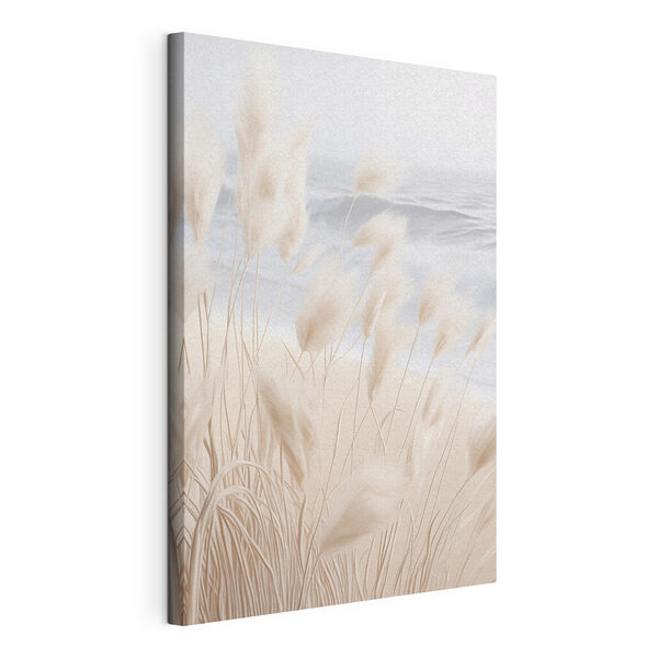 Gentle waves kiss the sandy shore
