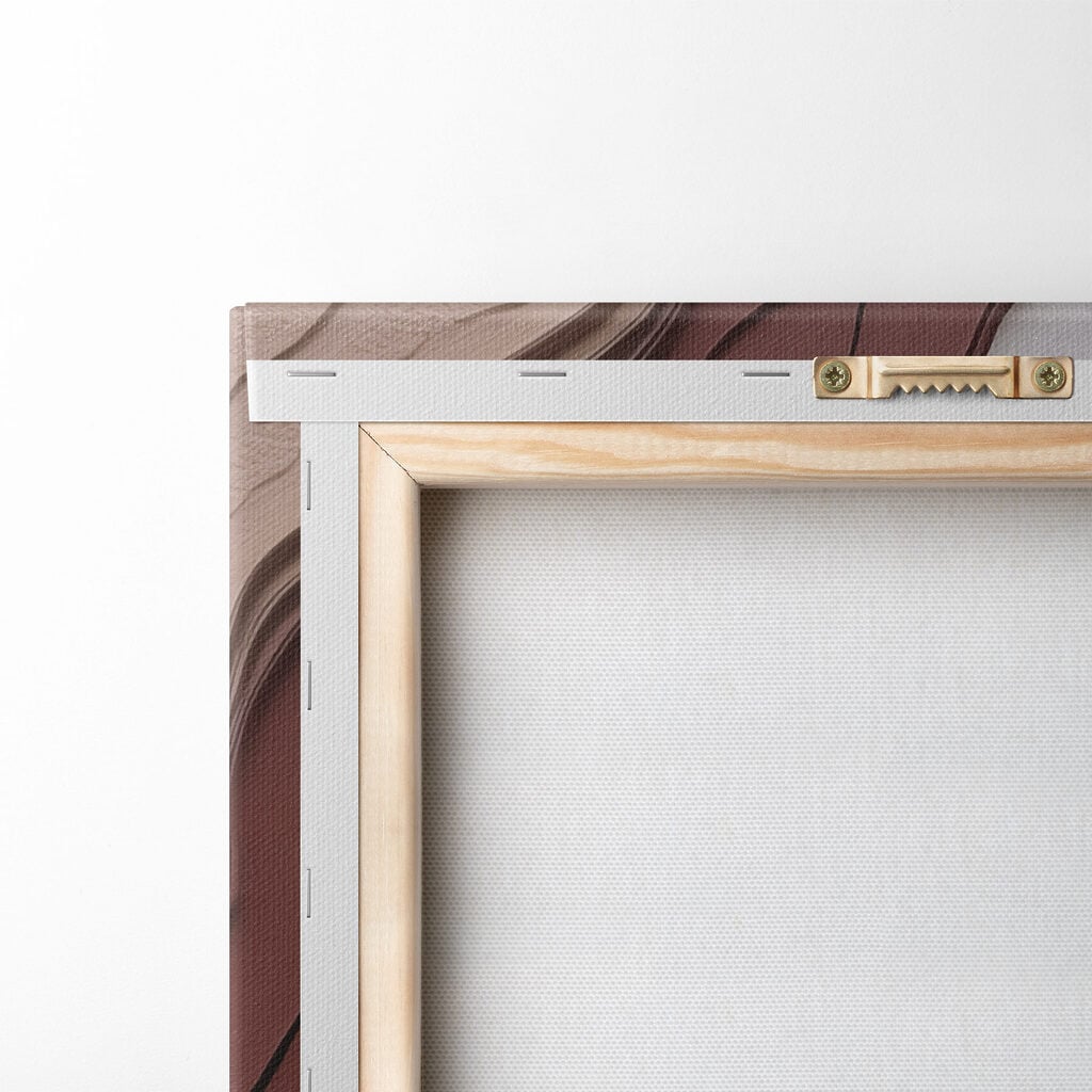 Artistic layers in warm, soft colors