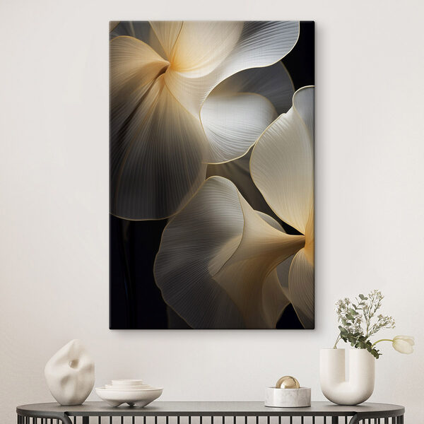 Delicate petals in soft hues