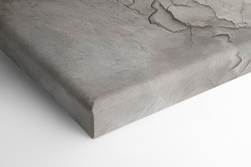 Cracked wall with faded texture