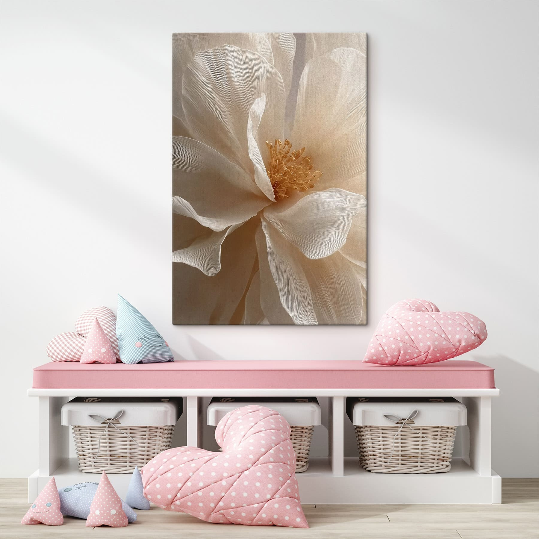 Delicate petals in soft hues