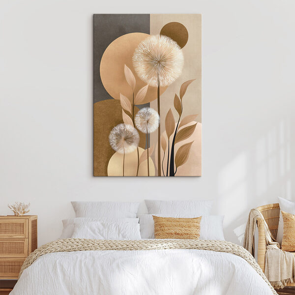 Wandbilder Elegante Blüten vor zarten Hintergründen