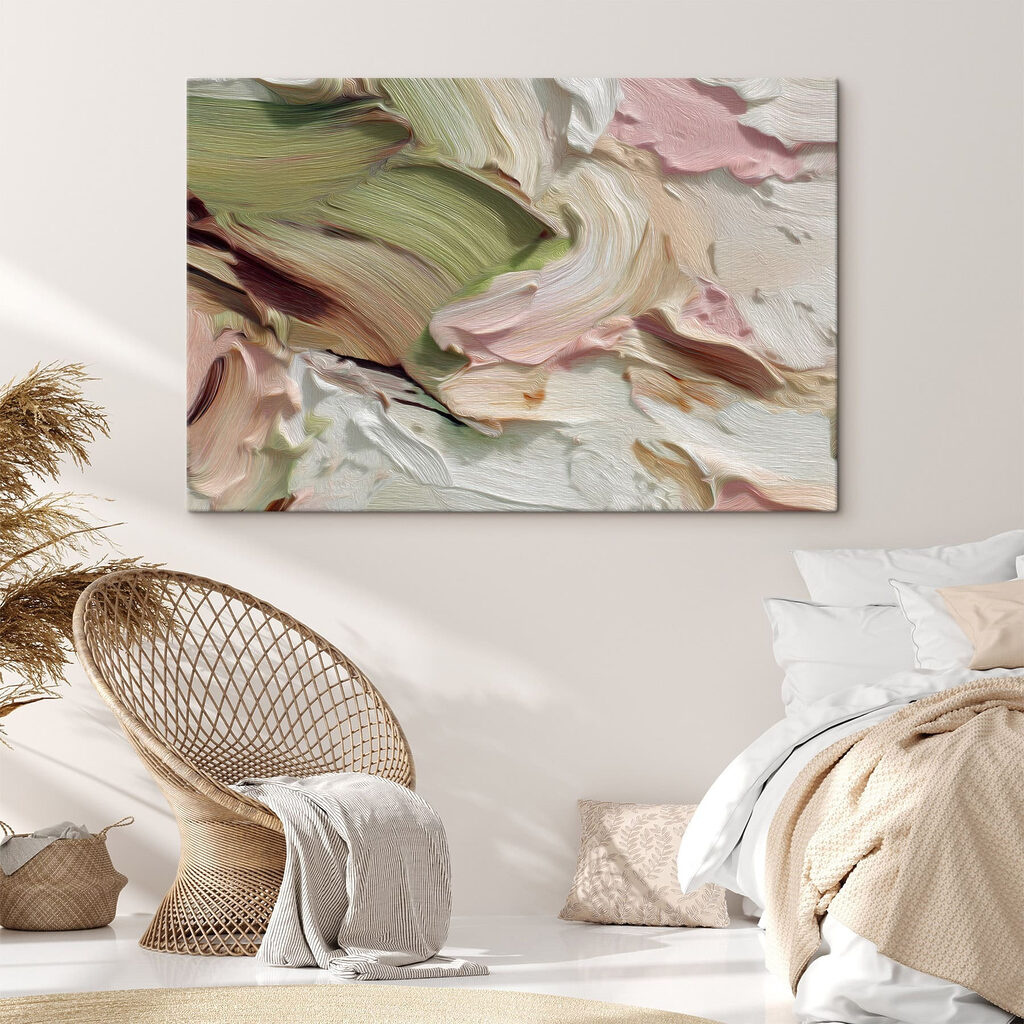 Soft, flowing patterns in pastel hues