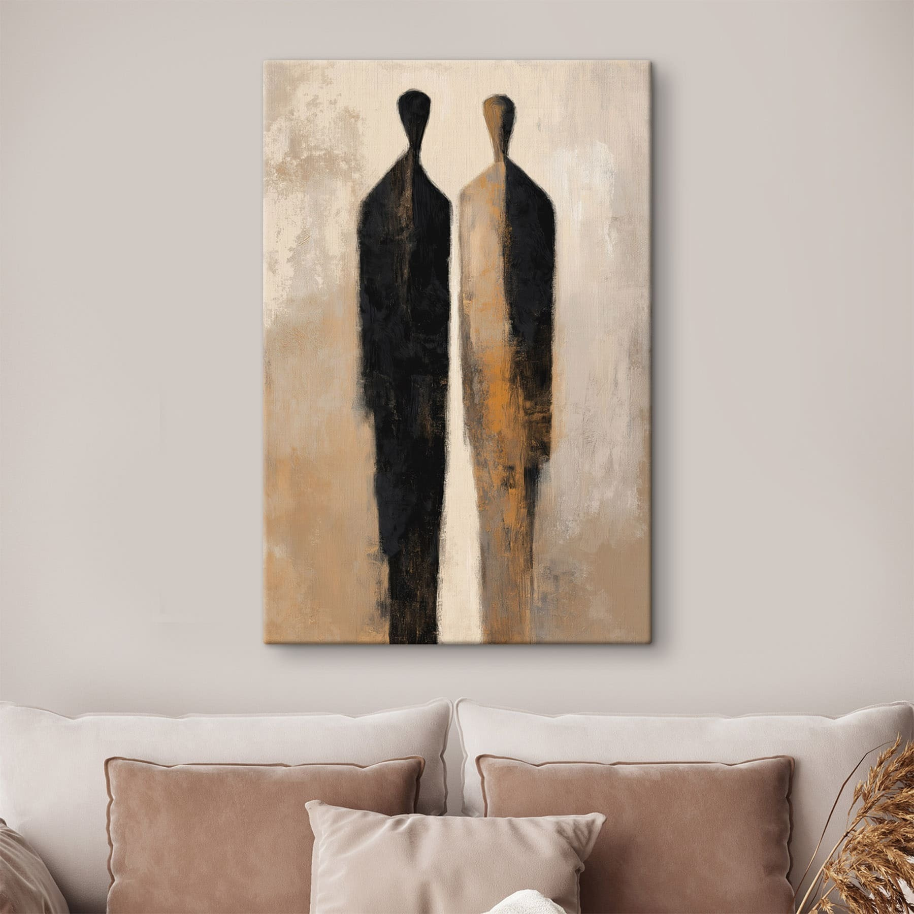 Black and brown suit