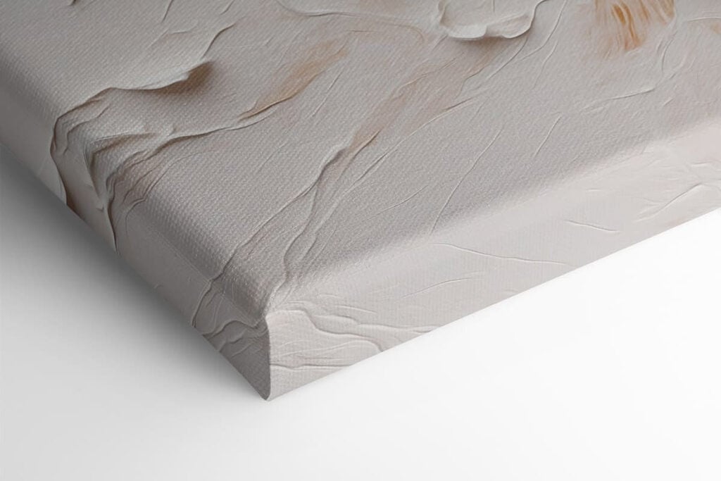 White and brown paint