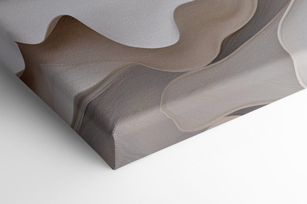 Flowing forms in soft hues
