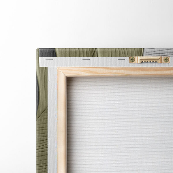 Flowing shapes in soft color palette