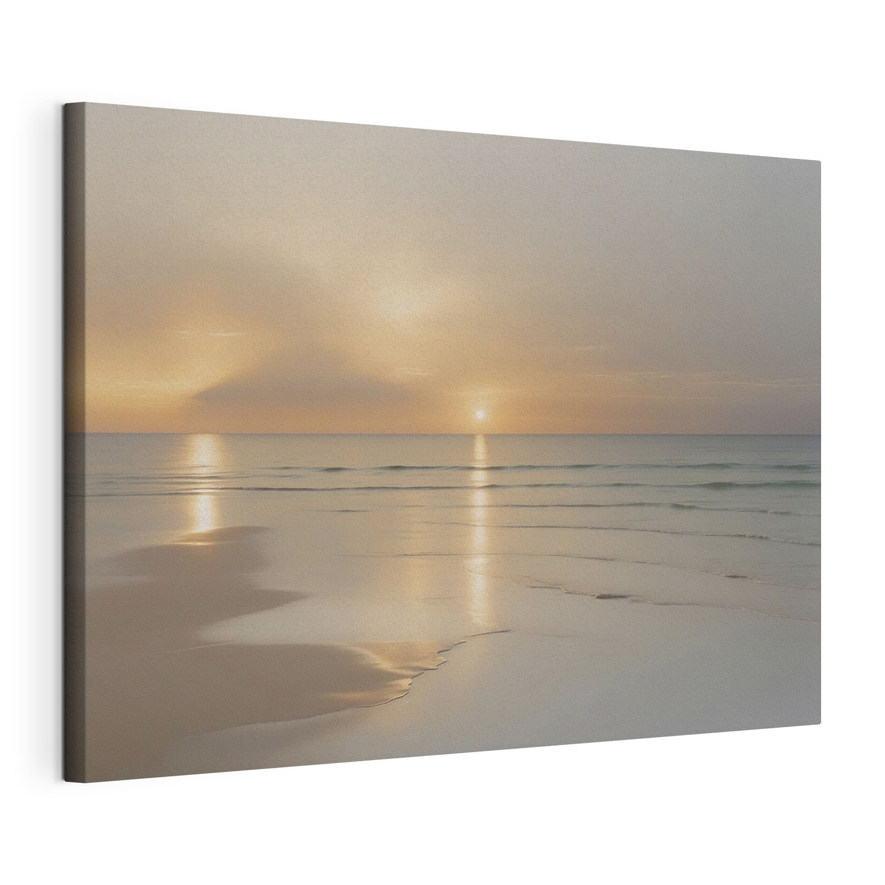 Sunset over a beach