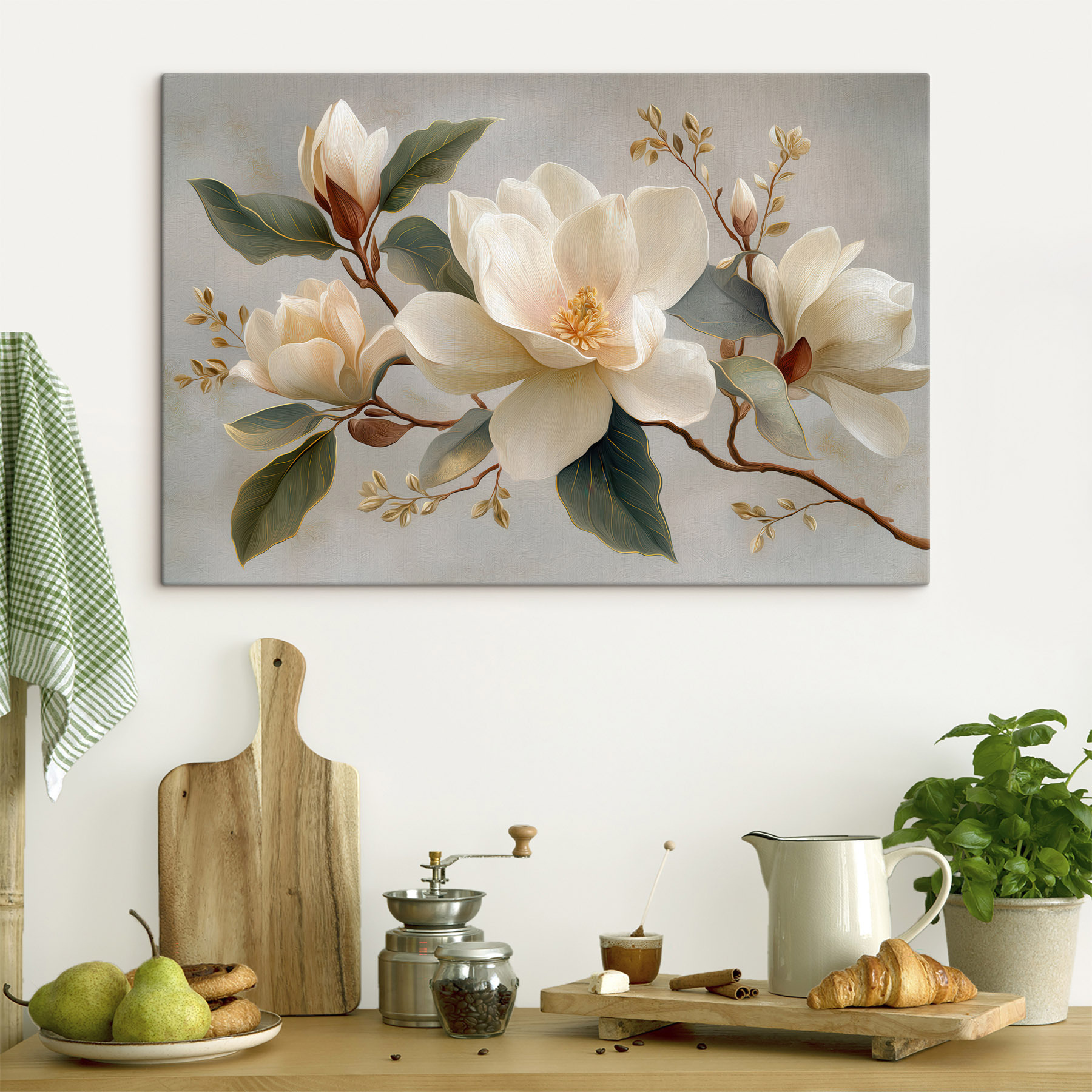 Elegant blooms in soft pastel tones