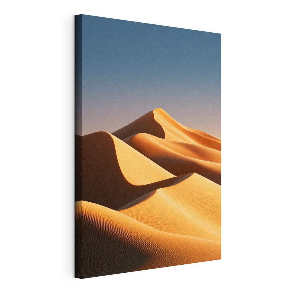 Sand dunes in the desert