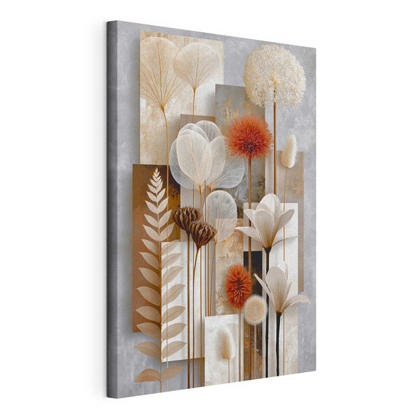 Wandbilder Wandbilder Wanddekorationen mit Blumen und Pflanzen (Artikelnummer: s49705)