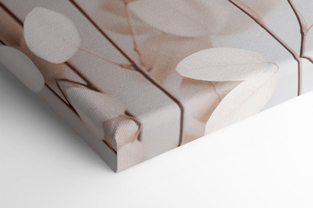 Delicate leaves against a soft background