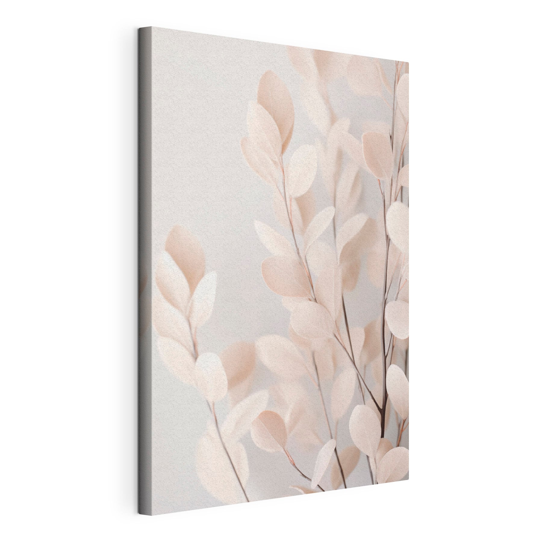 Delicate leaves against a soft background