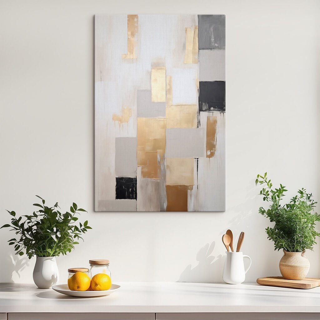 Painting of squares and rectangles