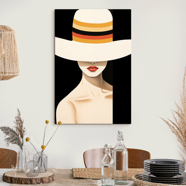 Woman wearing a hat