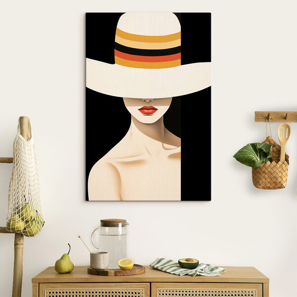 Woman wearing a hat