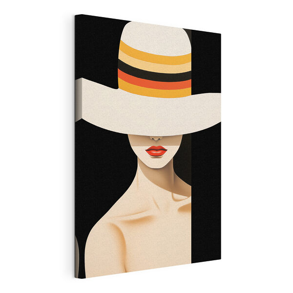 Woman wearing a hat
