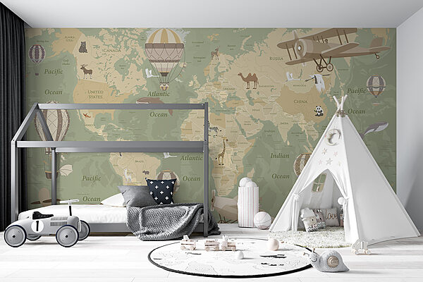 Eine Weltkarte mit Flugzeugen und Heißluftballons u36066v2pir6mr 600x400 - Eine Weltkarte mit Flugzeugen und Heißluftballons